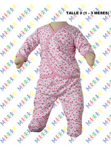 CONJUNTO BATITA-RANITA INTERLOCK ESTAMPADO T 0
