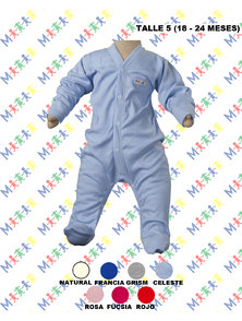 ENTERITO M/L INTERLOCK COLOR TALLE 18-24 MESES