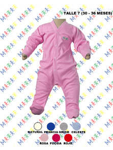 ENTERITO M/L INTERLOCK COLOR TALLE 36-48 MESES