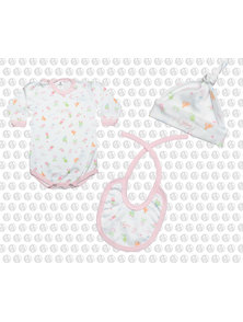 SET X3 INTERLCOK BODY-GORRO-BABERO BOLSA