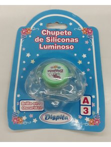 CHUPETE ANATOMICO LUMINOSO DE SILICONA