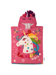 PONCHO MICROFIBRA UNICORNIO