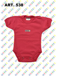 BODY BEBE M/C ALGODON COLOR RECIEN NACIDO