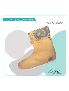 BOTA DAMA SUBLIMDA CON PIEL TALLES 35/36 AL 39/40