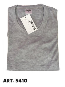 REMERA HOMBRE M/L GRIS CUELLO RED. TALLE 48