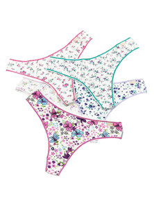COLA LESS ALGODON LYCRA ESTAMPADA TALLE 2