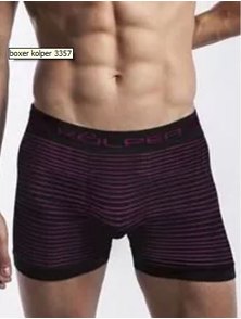 BOXER HOMBRE SIN COSTURA RAYADO. TALLE 3