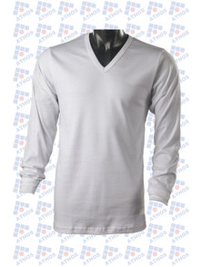 CAMISETA MANGA LARGA INTERLOCK CUELLO V T 50