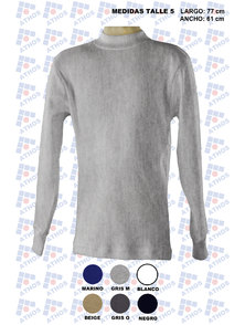 MEDIA POLERA ADULTO ALGODON COLOR TALLE 5