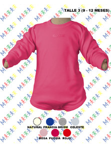 BODY BEBE M/L INTERLOCK COLOR TALLE 9-12 M