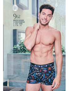 BOXER HOMBRE ESTAMPADO TALLES S AL XL