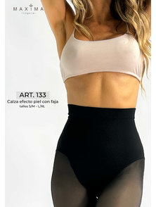 PANTY DAMA EFECTO PIEL CON FAJA