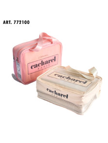 JUEGO SABANAS CACHAREL LISO KING EN BOLSO