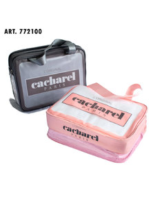 JUEGO SABANAS LISO CACHAREL 1 1/2 P. EN BOLSO