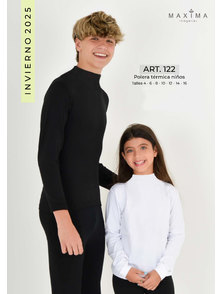 POLERA NIÑOS TERMICA TALLES 4 AL 14